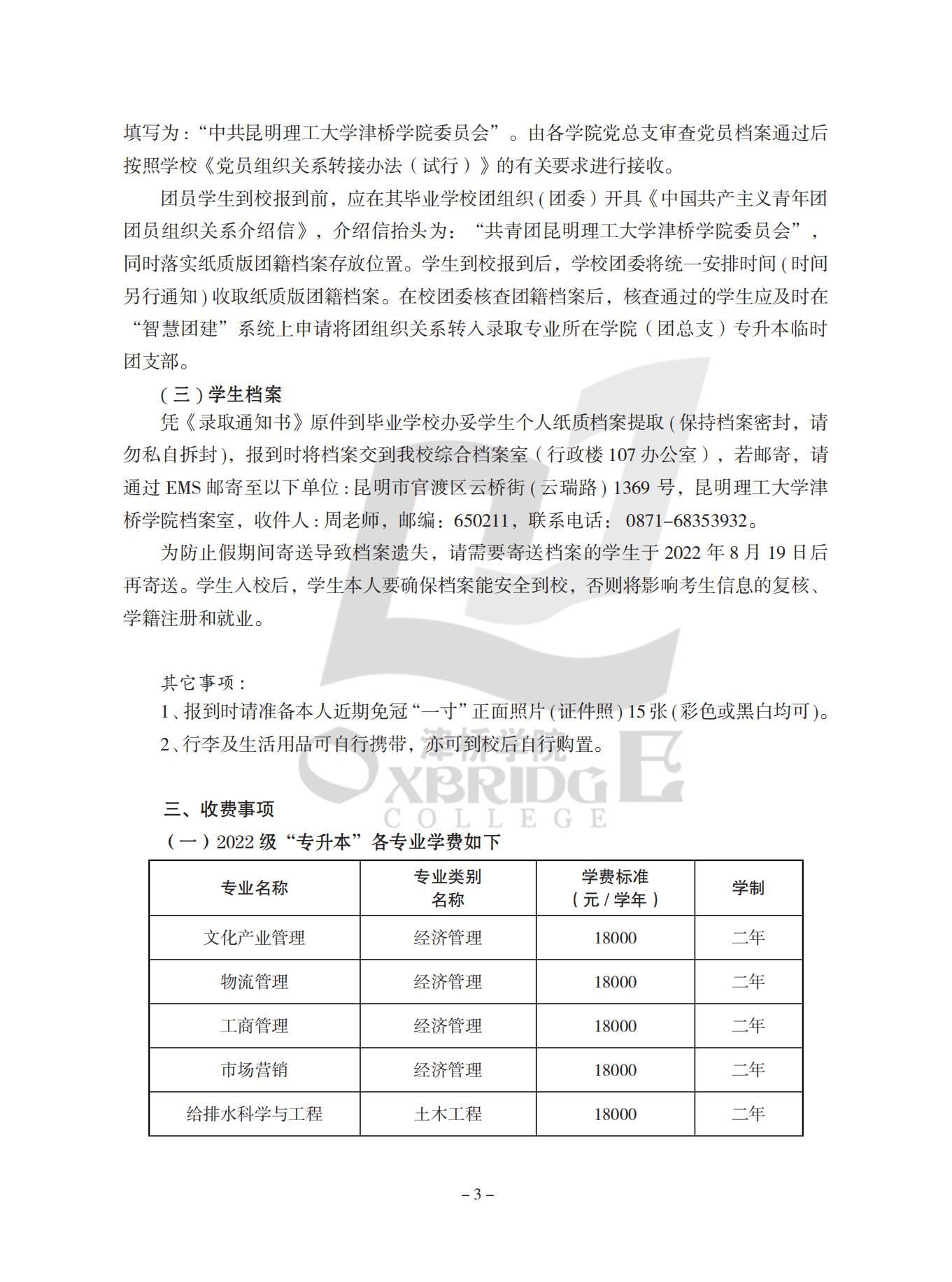 2022 专升本 入学须知_02